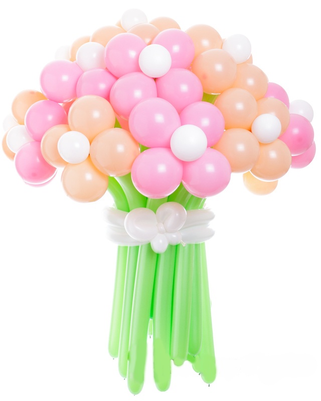 Небольшой легкий шарик. Букет из шаров. Букет из воздушных шариков. Букетики из шаров воздушных. Цветы из круглых воздушных шаров.